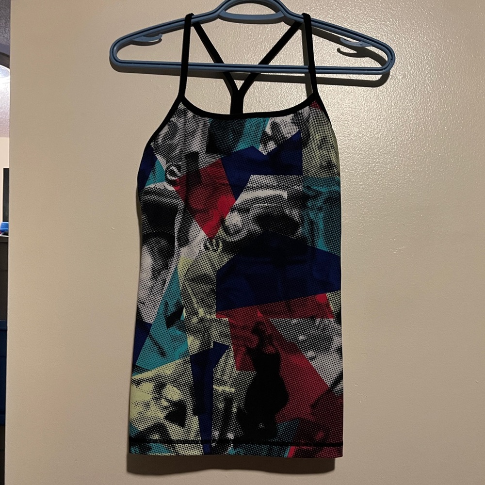 LULULEMON PRINT LOGO POWER Y TANK